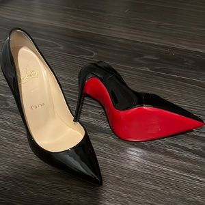 Christian  louboutin shoes black patent